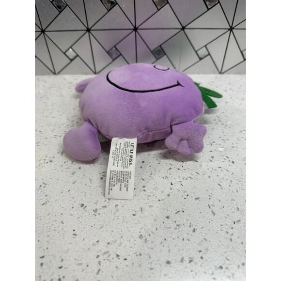 Little Miss Memes Naughty Purple 7" Soft Plush Toy Happy Face Gift Kids CUTE - Picture 5 of 9